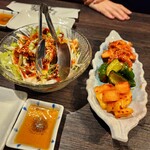 やさい村 元気 - ネギサラダ