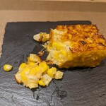 和食や 太いち - あの焼きとうもろこし（2-3口食した後）