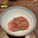 鳥茂 - ステーキご飯？ガーリック効いてます