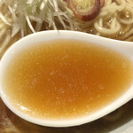 ramen case-K - 仕上げ油は植物性の油に煮干し