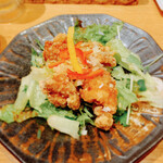 恵比寿餃子 大豊記 - 若鶏唐揚げ油淋鶏ソース