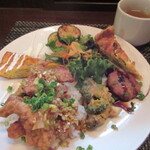 ジュイップ - 豚フィレの唐揚げ 生姜とネギのピリ辛ソース　900円