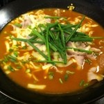 かれー麺 実之和 - チーズかれー麺（並盛）