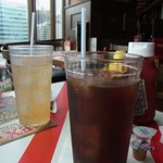 T.G.I FRIDAYS - アイスコーヒー＆ジンジャエール2013年8月25日ティージーアイ フライデーズ MM21クロスゲート店