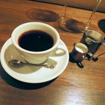 ピヨピッツァ - コーヒー350円位　純生クリームでした。