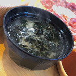 ジンギスカン白樺 - 味噌汁