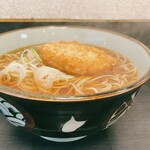 文殊 - コロッケ蕎麦510円