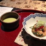 龍吟 - 枝豆のスープと季節野菜