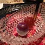 龍吟 - 2種のブドウのデザート