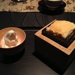 龍吟 - 酒アイスと酒スフレ