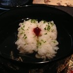 龍吟 - 一番出汁、鱧と賀茂茄子の椀