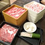 Shabu you - 最初のお肉たち〰️‼️