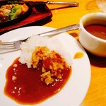 ステーキ宮 - カレー無料