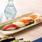 5 pieces of nigiri Sushi