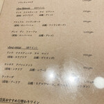 バール チッチャ - メニュー