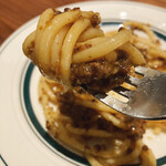 バール チッチャ - ボロネーゼも太麺