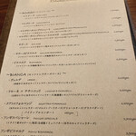 バール チッチャ - メニュー
