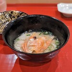 江戸町 すぎもと - 牡丹海老の出汁の味噌汁