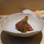 麻布十番 鮨 すずめ - ごま鯵