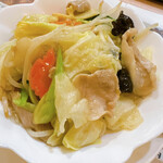 上海菜館 - 肉野菜炒め
