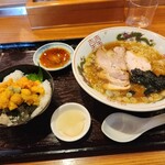 呑み食い屋 纏 - Ｚ(煮干ラーメン(大)、小ウニ丼)