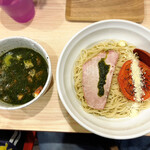 拉麺大公 - 【限定】トマトとバジルの塩つけ麺