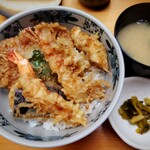 Tempura Fuji - 野菜海老天丼　890円