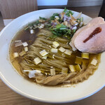 めん処 きよ洲 - サバとオリーブのぶたらぁめん850円税込