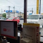 幸楽苑 - 店内から観た景色