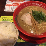 天下一品 大口国道41号線店 - こってりMAXラーメンライス
