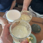 酒場ニホレモ - ３人で、乾杯です。