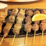 地酒焼酎と肴 弥太郎 - 串焼きセット