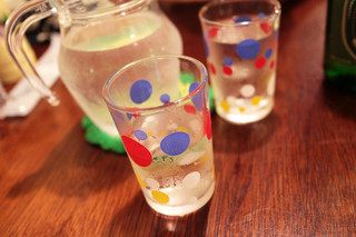 モノカフェ ワヲン - お冷。'13 8月上旬