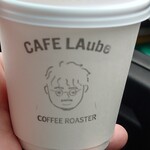 Cafe LAube - ドリンク写真:例のオジサンイラスト