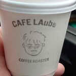 Cafe LAube - 例のオジサンイラスト