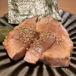 焼鳥 山もと - むね肉のたたき