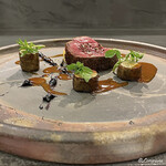 カーサ・デル・チーボ - 馬肉のアッロースト 焼ポレンタと牛蒡