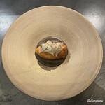 カーサ・デル・チーボ - とら河豚の白子のコトレッタ トリュフソースとサマートリュフ掛け