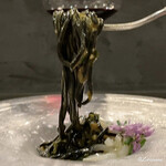 カーサ・デル・チーボ - 生地にイカ墨を練り込んだタリオリーニ