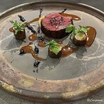 カーサ・デル・チーボ - 馬肉のアッロースト 焼ポレンタと牛蒡