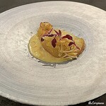 カーサ・デル・チーボ - フカヒレのサルタート 干し貝柱のカッソピーパ風ソース