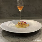 カーサ・デル・チーボ - Contini Vernaccia di Oristanoとフカヒレのサルタート