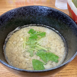 きくや - 背脂煮干しつけ汁