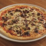 Bulgogi style pizza