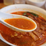 Renge no Gotoku - 排骨坦々麺大辛のスープ