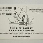 THE CITY BAKERY BRASSERIE RUBIN - ショップカード