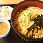 手打ちうどん・そば 子亀 - 冷汁うどん・大盛り