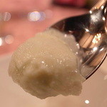 日和庵 - バジルのソルベに白ワインのグラニテ