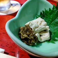 すし屋のさい藤 札幌本店 - お通しの「生湯葉」