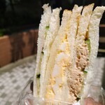 ボングー - 令和5年6月
            ツナとハム野菜と卵のサンドウィッチ 税込287円